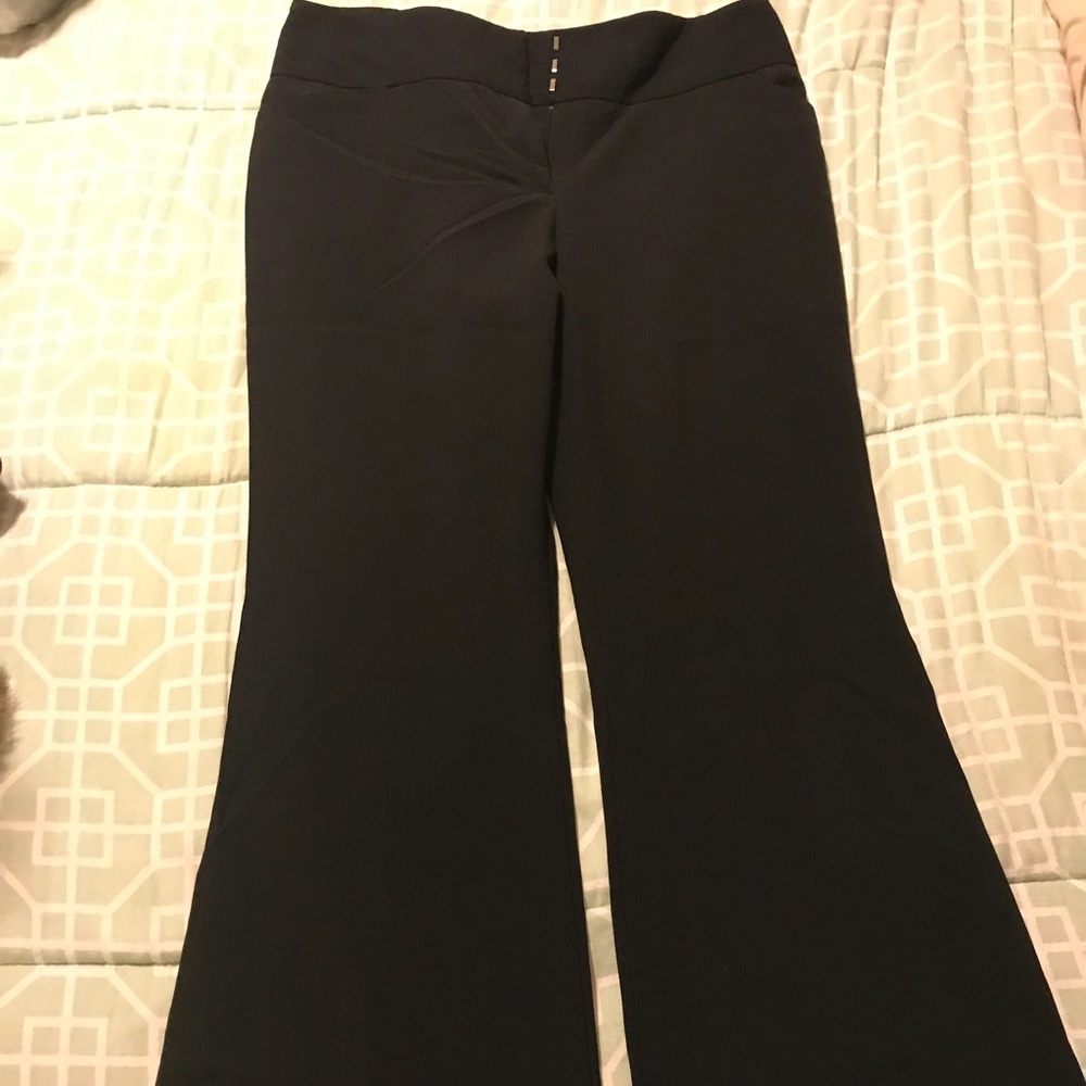 Black Wide Leg Slack